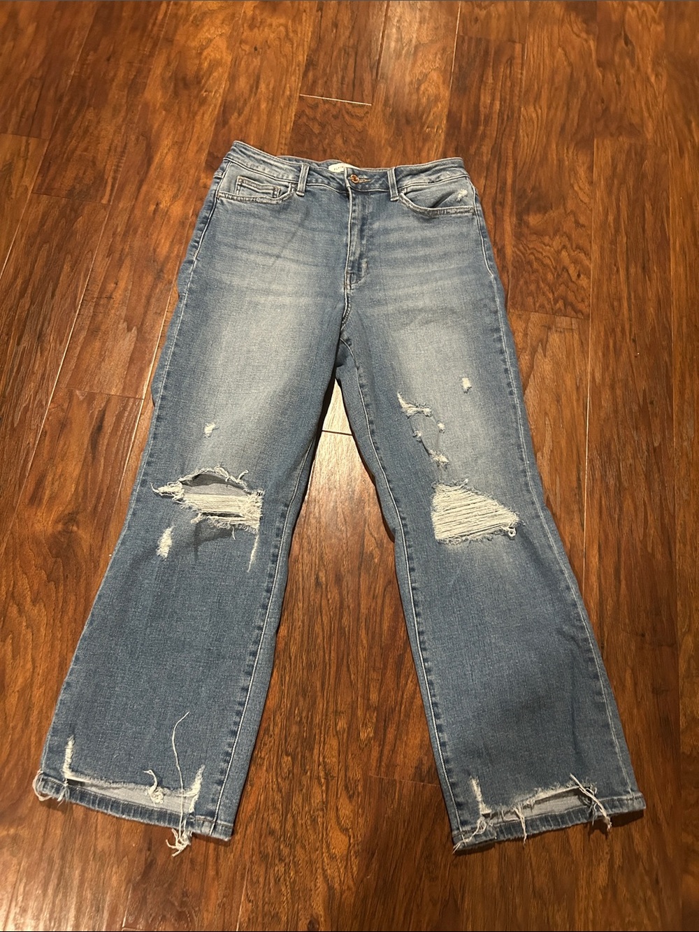 Women’s Distressed Flying Monkey Sz 29 Light Blue